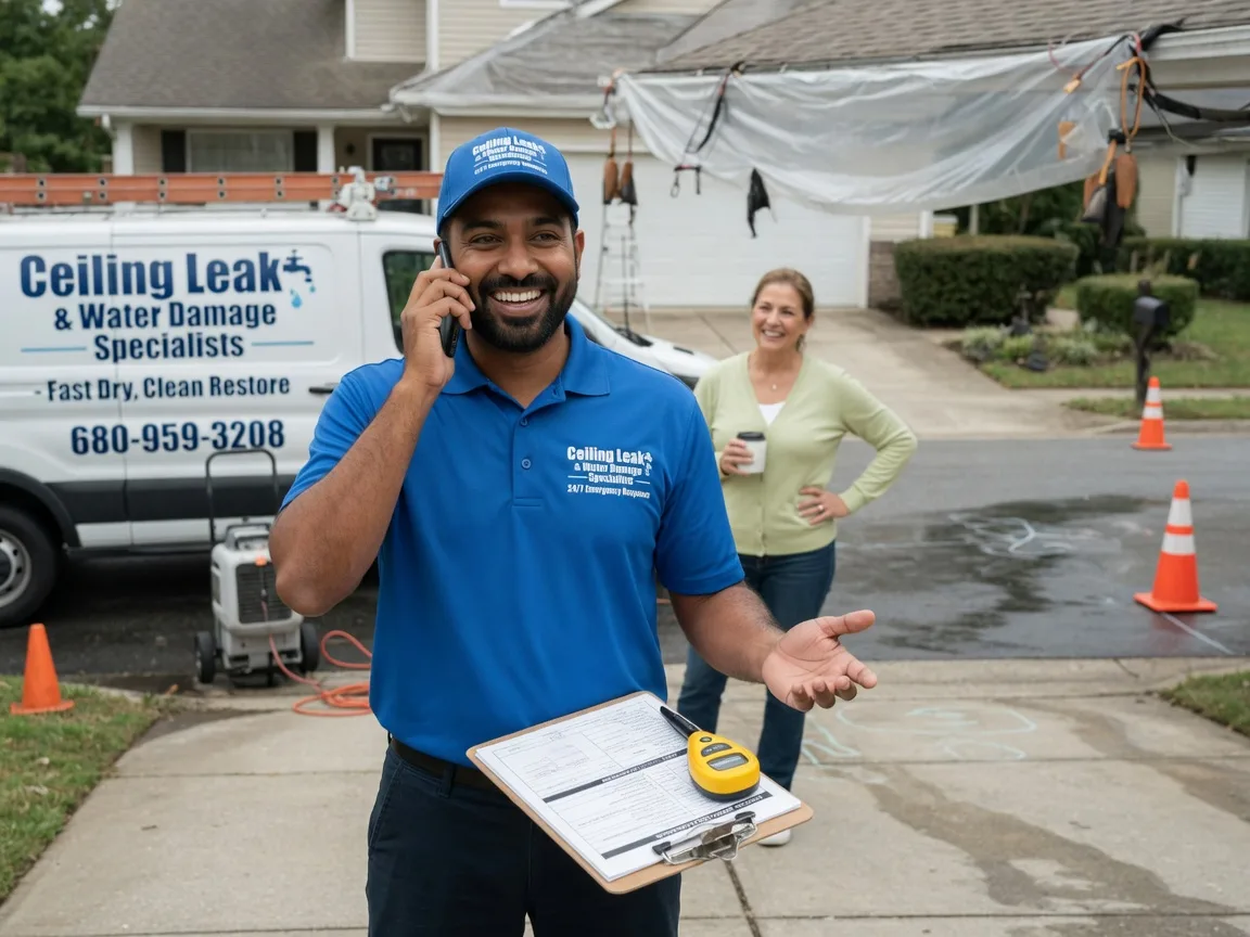 Ceiling Leak Cleanup Clinton Township, MI FAQs